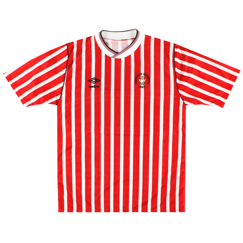 1987-90 Sheffield United Umbro Home Shirt L