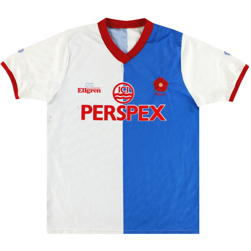 1988-89 Blackburn Ellgren Maglia Home L