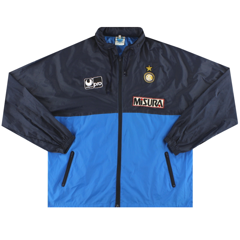 1988-89 Inter Milan Uhlsport Rain Jacket *Mint* XL
