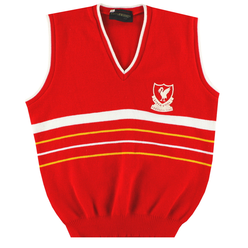 1988-89 Liverpool Matchwinner Sweater Vest *Mint* L