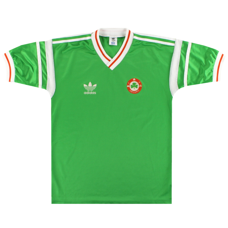 1988-90 Ireland adidas Home Shirt M