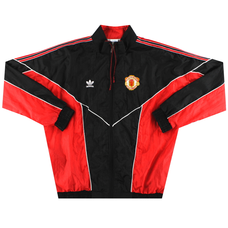 1988-90 Manchester United adidas Shell Jacket S