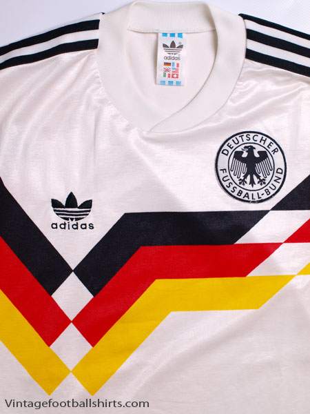 1988-90 Alemania Occidental Camiseta Home Shirt Maillot Trikot 