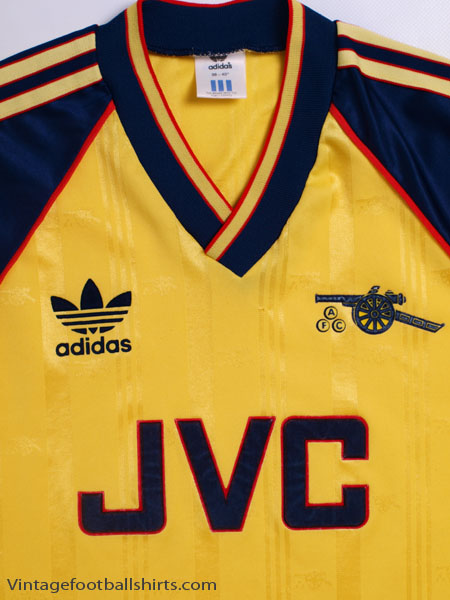 arsenal shirt 1989