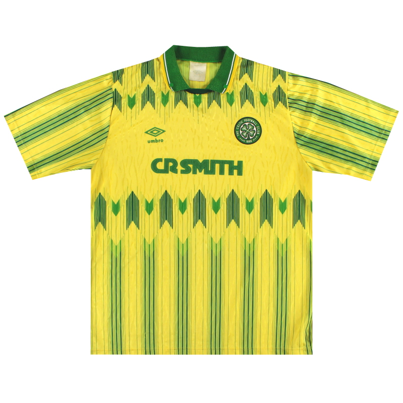 1989-91 Celtic Umbro Maglia Away L