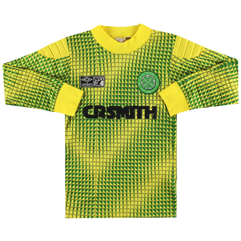 1989-91 Celtic Umbro Goalkeeper Shirt Y