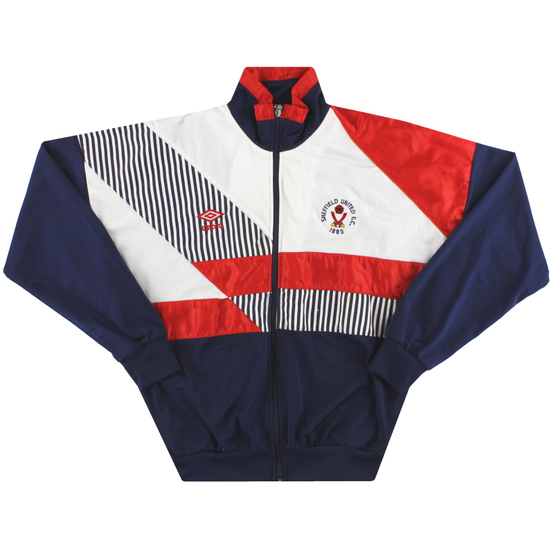 1989-91 Sheffield United Umbro Track Jacket XS