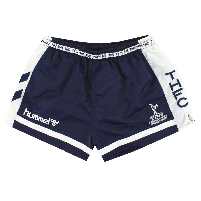 1989-91 Tottenham Hummel pantalones cortos locales M