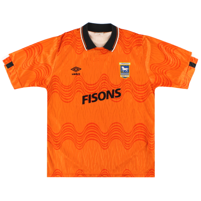 1989-92 Ipswich Umbro Away Shirt S