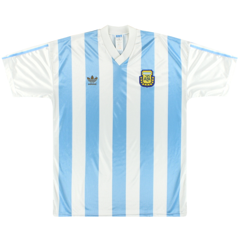 1990-91 Argentina adidas Home Shirt XL