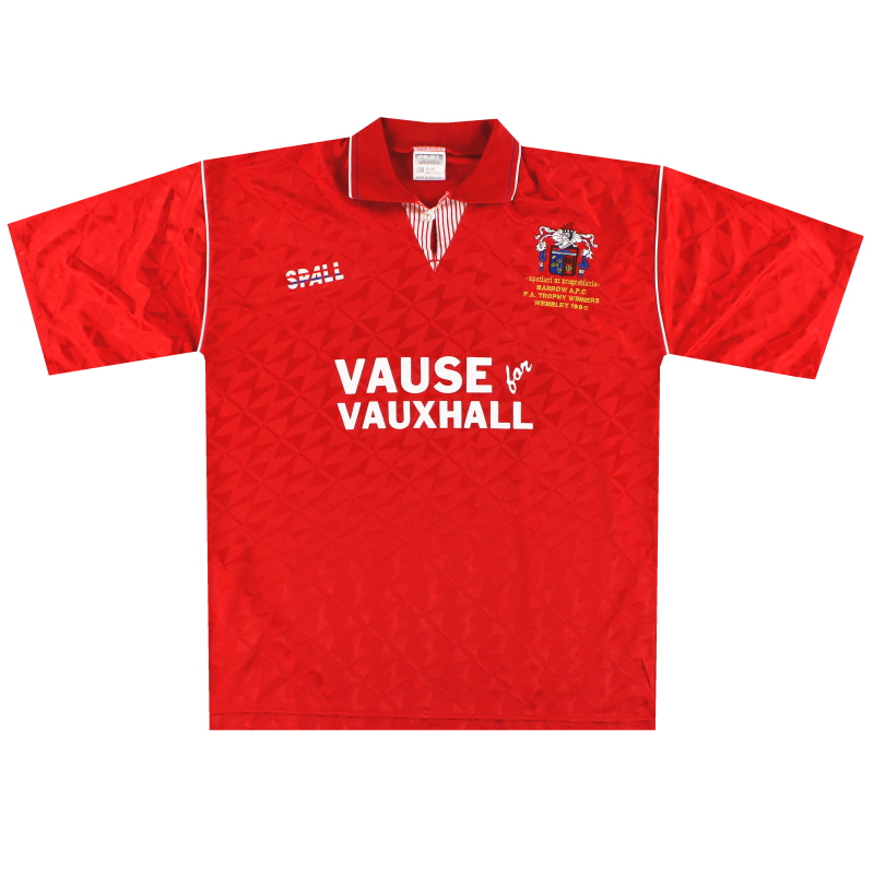 1990-91 Barrow Spall ’Winners’ Away Shirt L