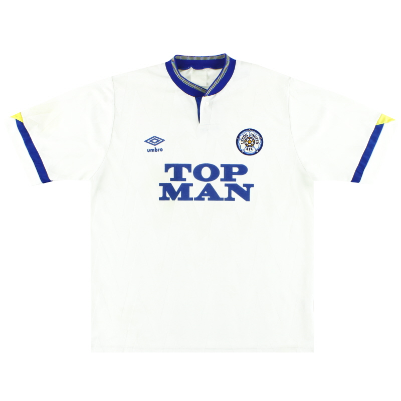 1990-91 Camiseta Leeds Umbro Home L
