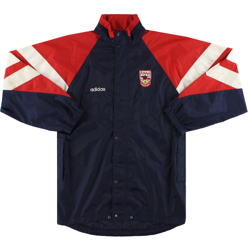 1990-92 Arsenal adidas Manteau de pluie S