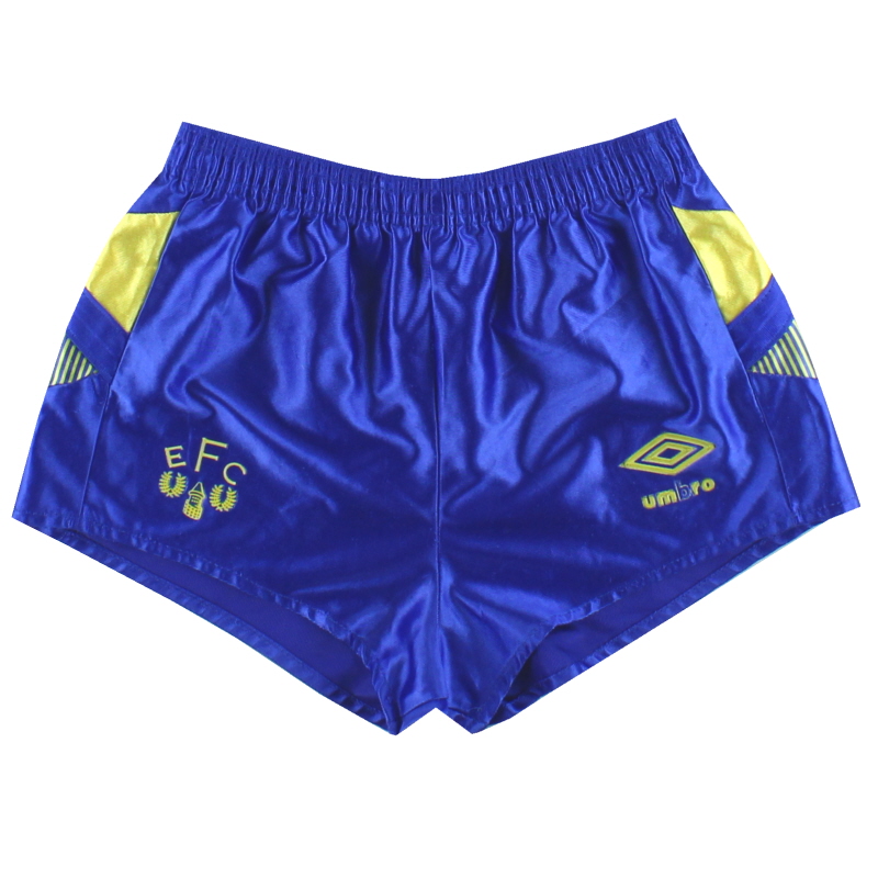 1990-92 Everton Umbro Away Shorts S