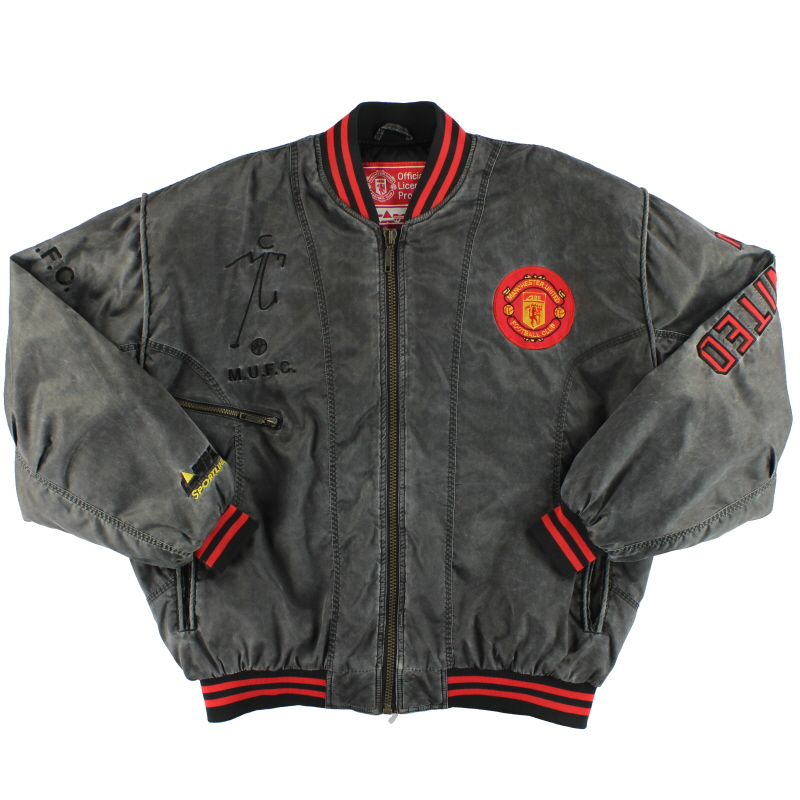 1990-92 Manchester United Campri Bomber Jacket *Mint* XL ...