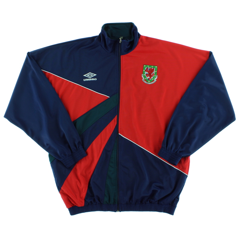 1990-92 Wales Umbro Track Jacket *As New* XL