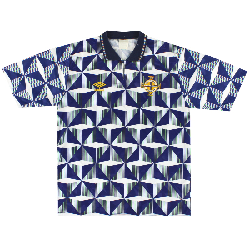 1990-93 Northern Ireland Umbro Away Shirt L