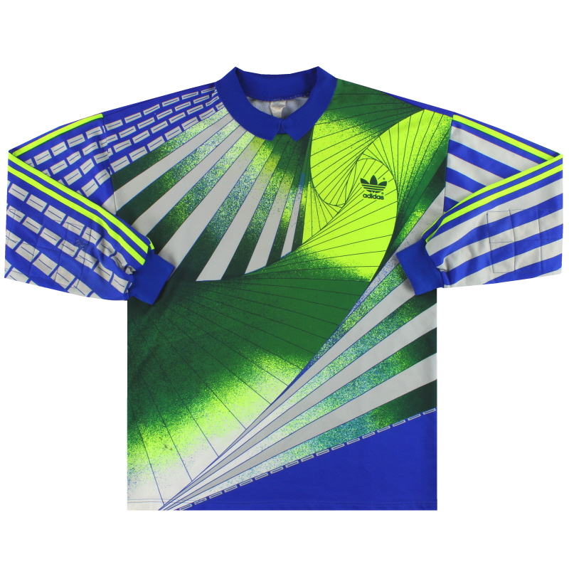 Abstracción Pagar tributo Irradiar 1990-94 adidas Goalkeeper Shirt # 1 XL