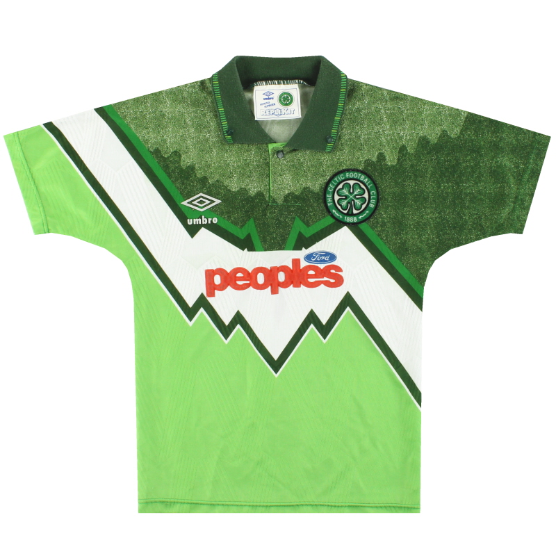 1991-92 Celtic Umbro Away Shirt Y