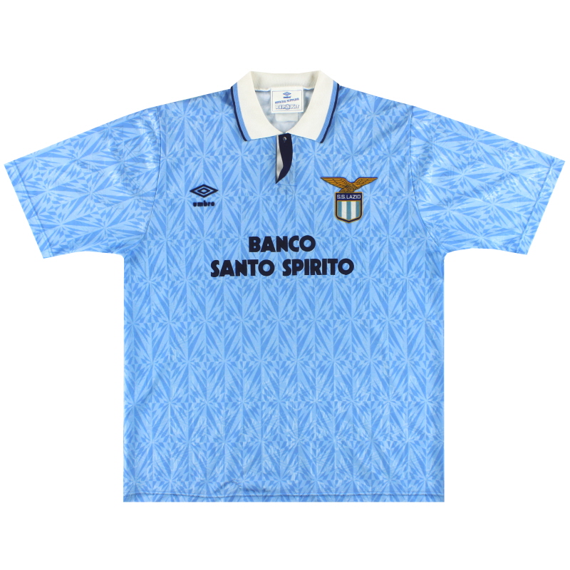 1991-92 Lazio Umbro Baju Kandang XL