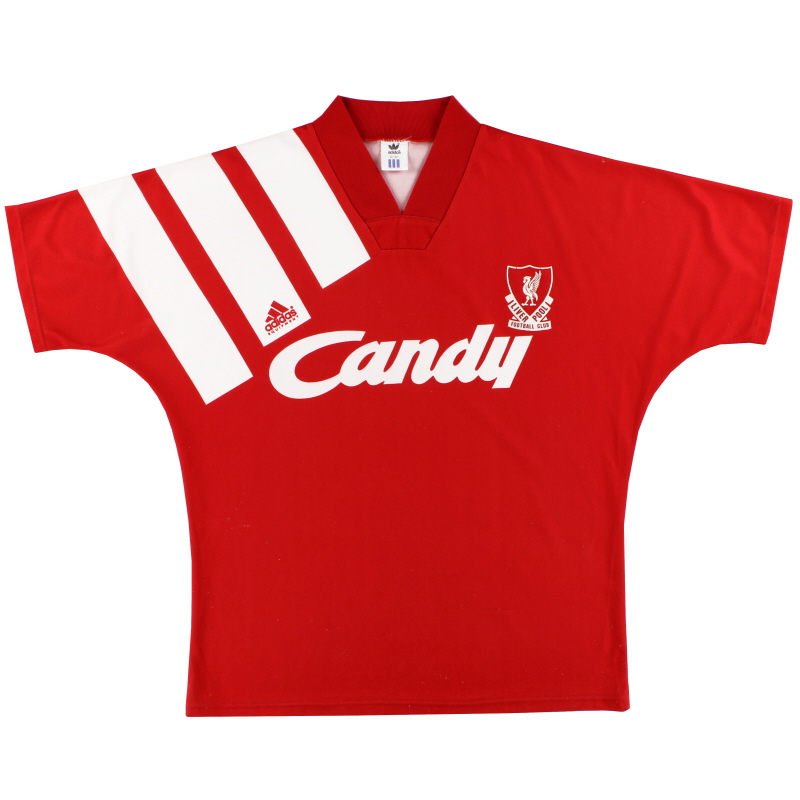 1991-92 Liverpool Kemeja Rumah Adidas M / L - 301435