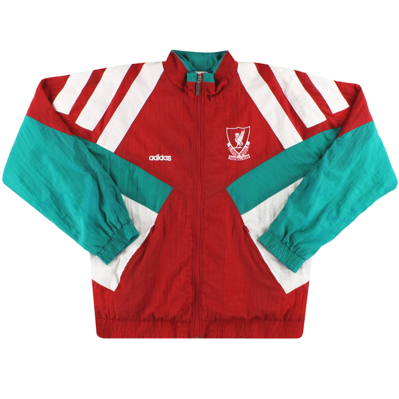 1991-92 Liverpool adidas Shell Jacket L