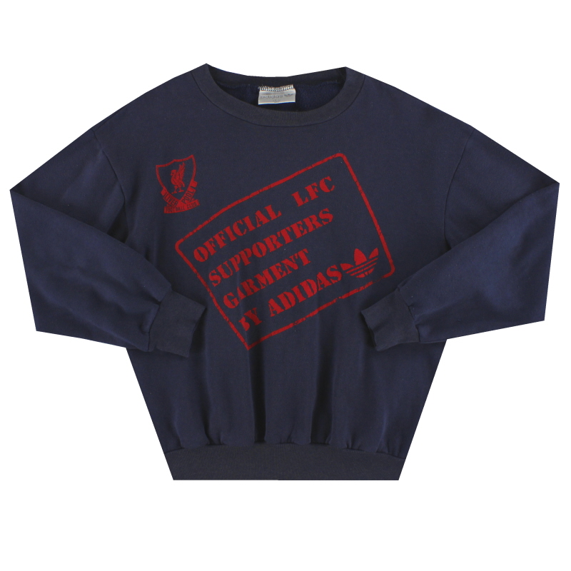 1991-92 Liverpool adidas Sweatshirt XS