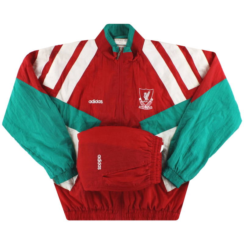 1991-92 Liverpool adidas Tracksuit M