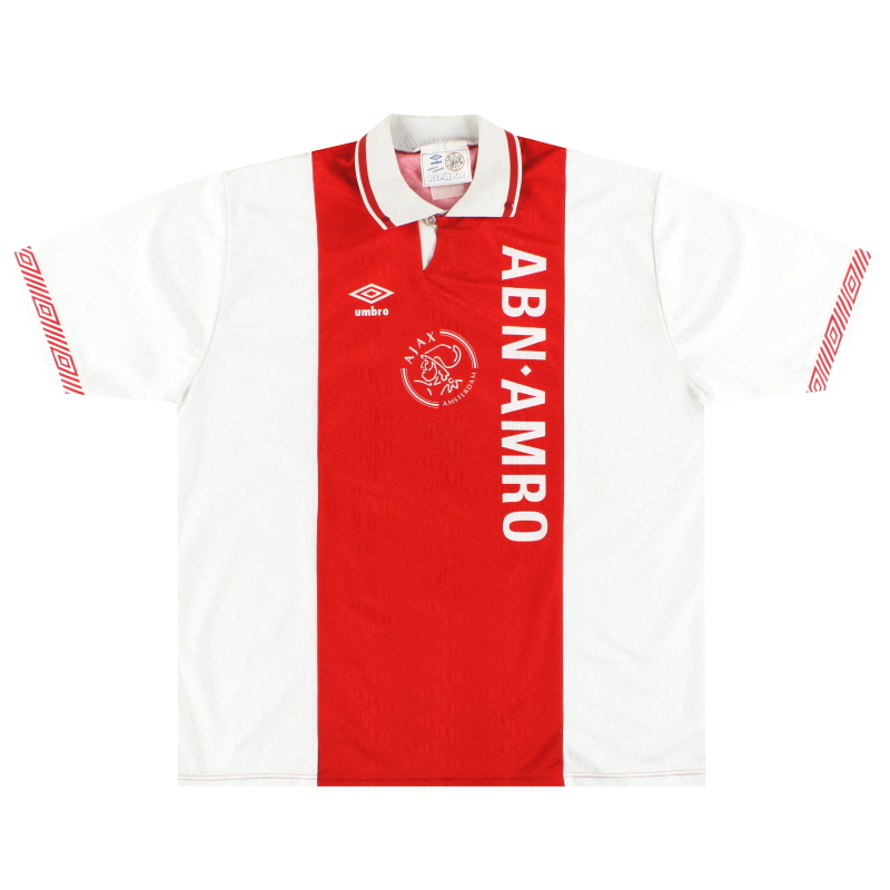 1991-93 Ajax Umbro Home Shirt XXL