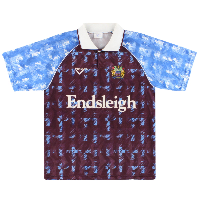 1991-93 Burnley Ribero Home Shirt L