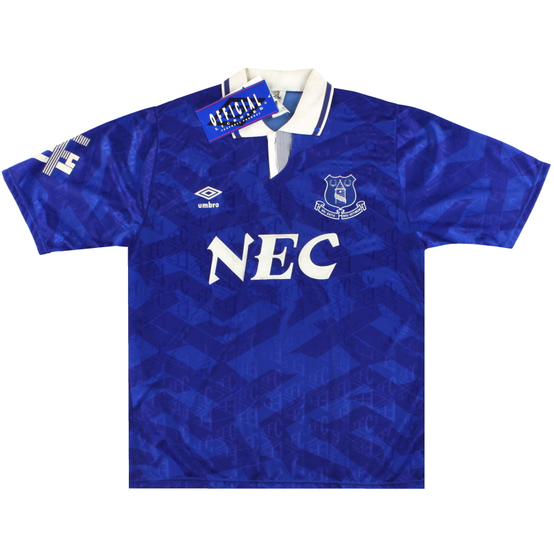1991-93 Everton Umbro Home Shirt *w/tags* XL