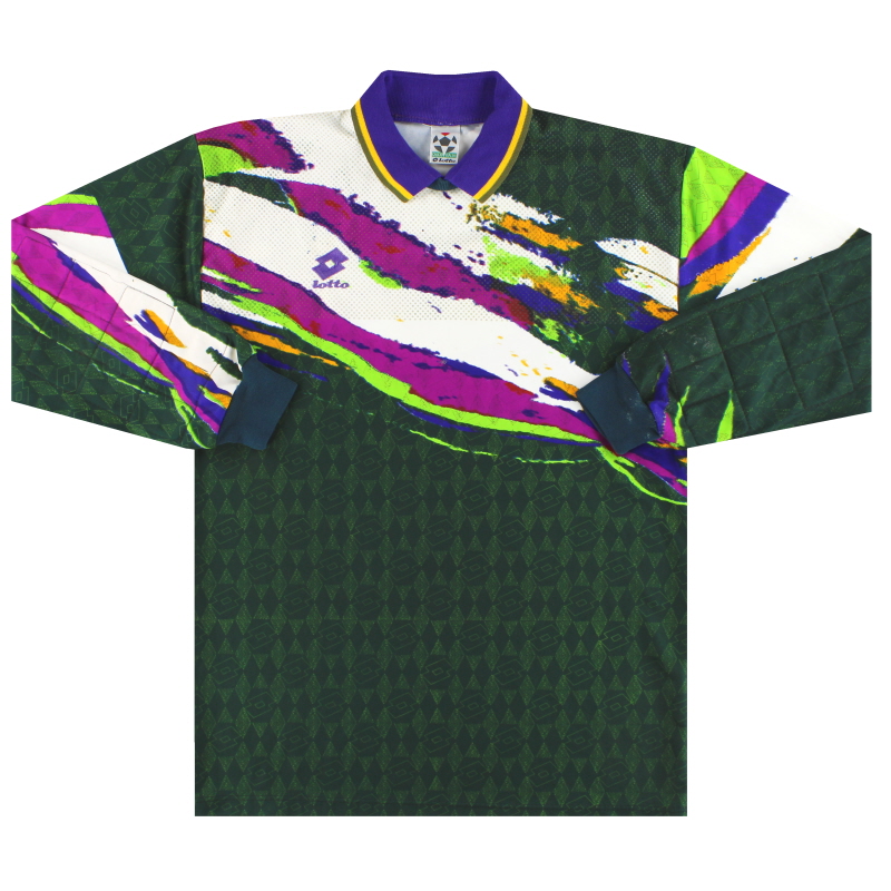 Camiseta de portero con plantilla Lotto 1991-93 L