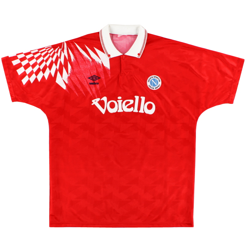 1991-93 Napoli Umbro Baju Ketiga XL