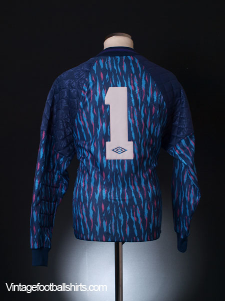 Tottenham 1991 Goalkeeper Shirt average Size Faded Adults 