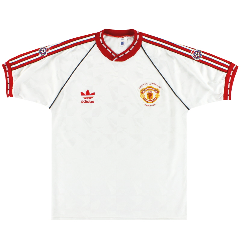 1991 Manchester United adidas ECWC Maglia M/L