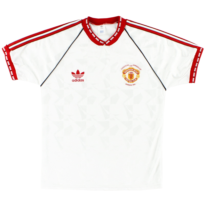 1991 Manchester United adidas ECWC Shirt *Mint* M/L