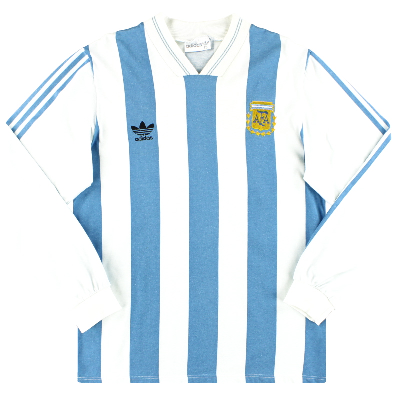 1992-93 Argentina adidas Home Shirt L/S L