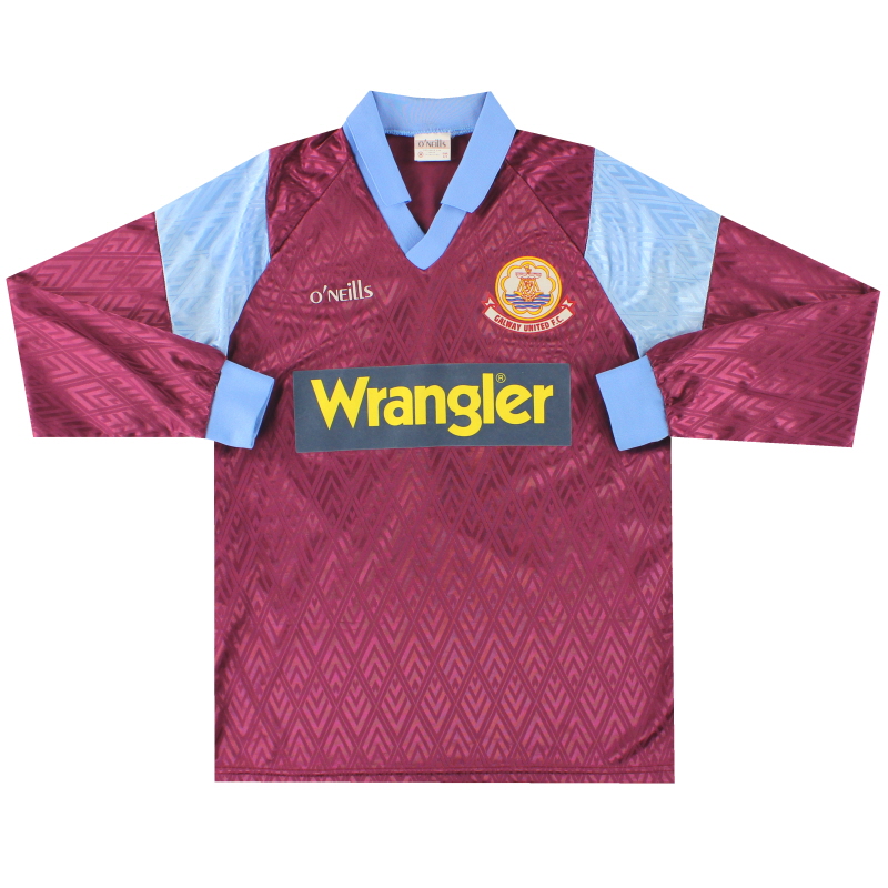 1992-93 Galway United O’Neills Home Shirt L/S M