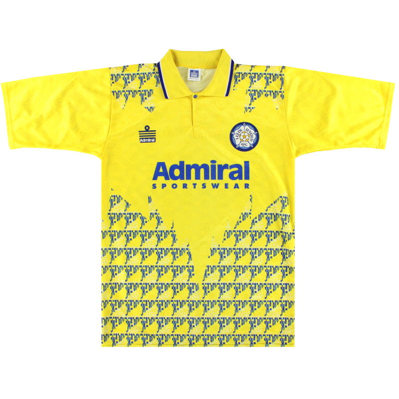 1992-93 Camiseta de la tercera equipación del almirante de Leeds * Mint * M