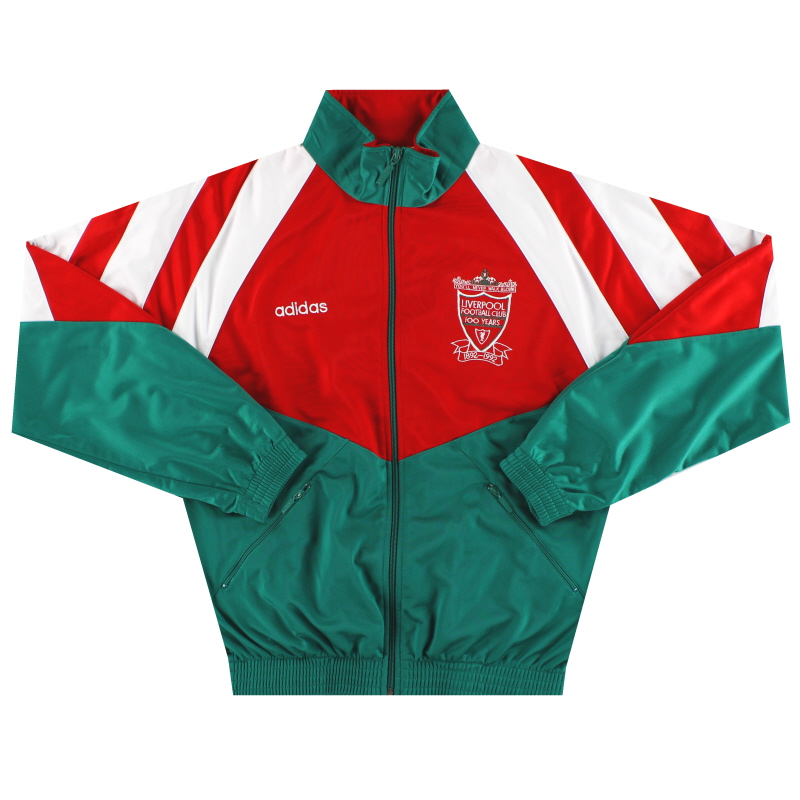 1992-93 Liverpool adidas Centenary Track Jacket S