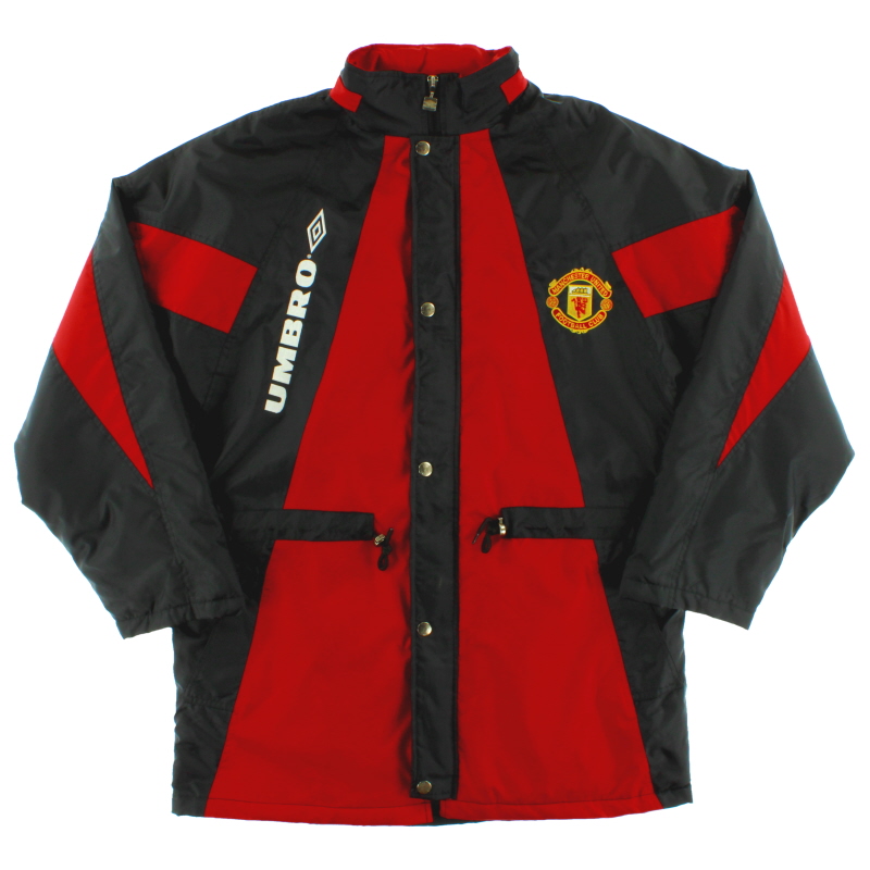 1992-93 Manchester United Umbro Bench Coat *As New* XL