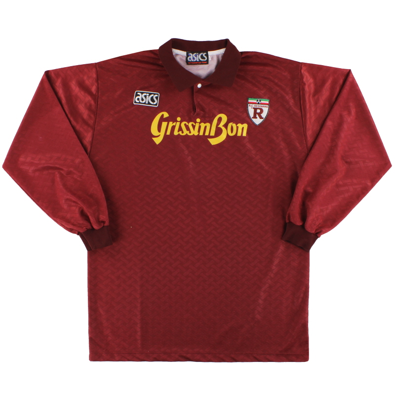 1992-93 Reggiana Asics Home Shirt L/S L