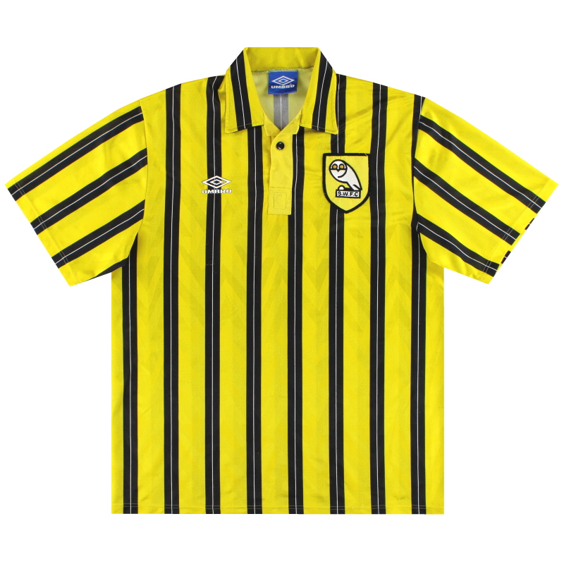 1992-93 Шеффилд Уэнсдей Умбро выездная рубашка L