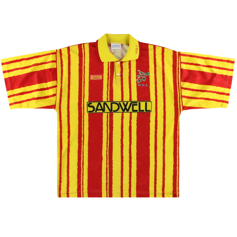 1992-93 West Brom Away Shirt L