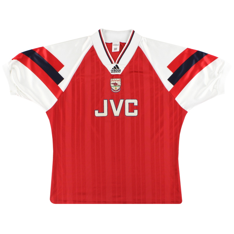 1992-94 Arsenal adidas Home Camiseta M/L