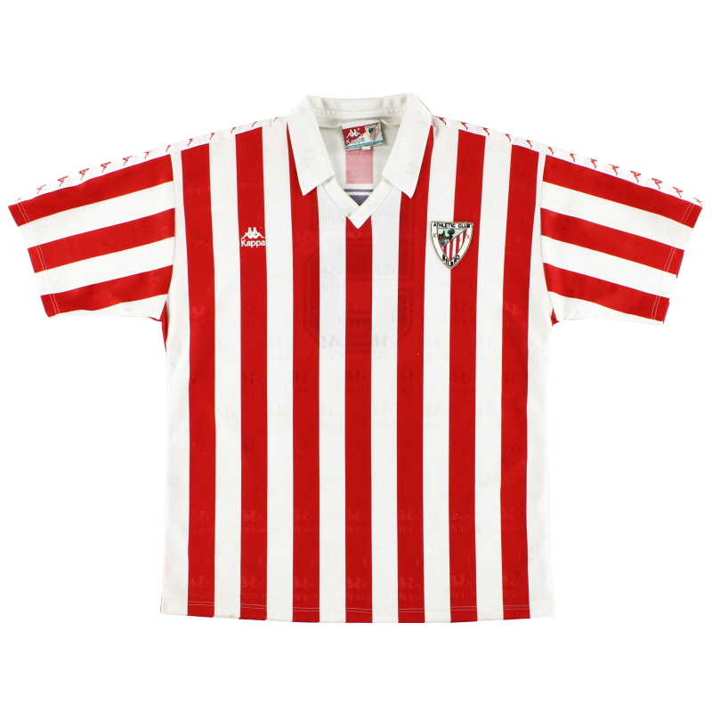 1992-94 Athletic Bilbao Match Issue Home Shirt #5 L
