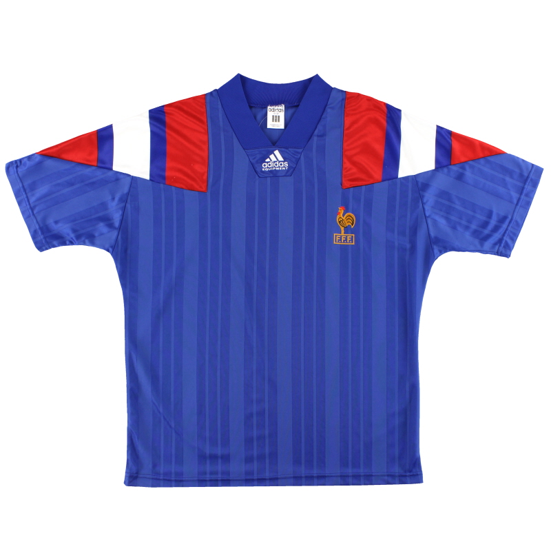 1992-94 France adidas Home Shirt *Mint* L/XL