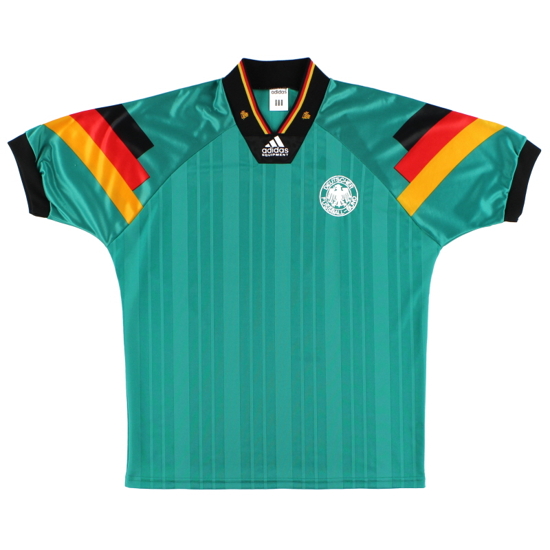 Camiseta adidas de la segunda equipación de Alemania 1992-94 XL