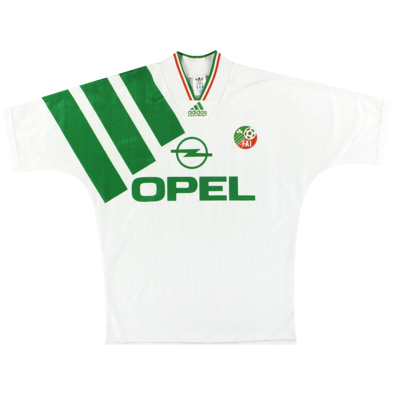cobre seno Propiedad Camiseta de la 1992a equipación Irlanda 94-XNUMX adidas S