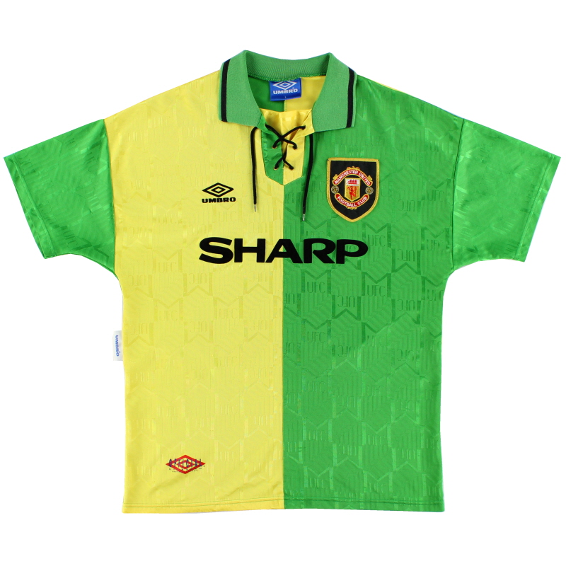 Retro Manchester United 1992-94 XL Shirt Newton Heath Man Utd Jersey CANTONA 